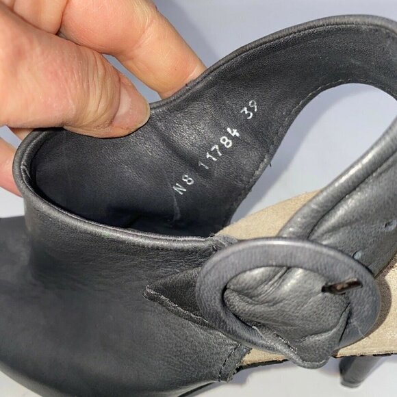 Pedro Garcia Sz 39 Leather Heels Sandals - Picture 6 of 10